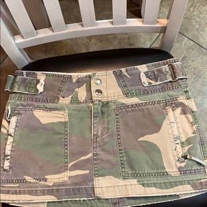 Abercrombie and Fitch camo skirt